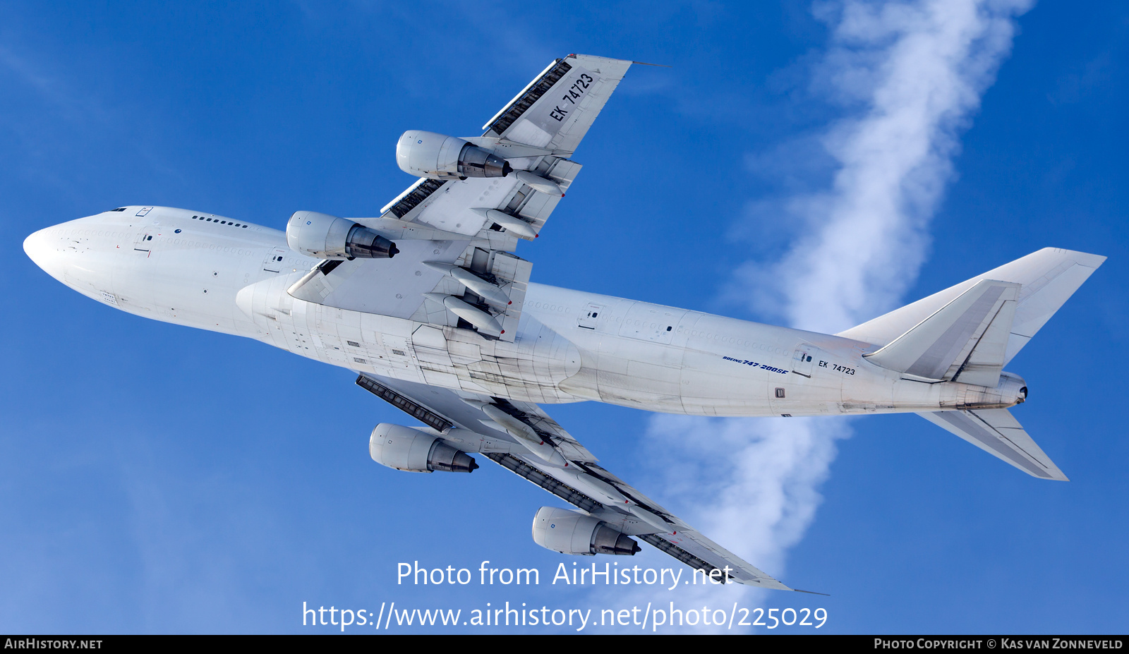 Aircraft Photo of EK-74723 | Boeing 747-281B(SF) | AirHistory.net #225029