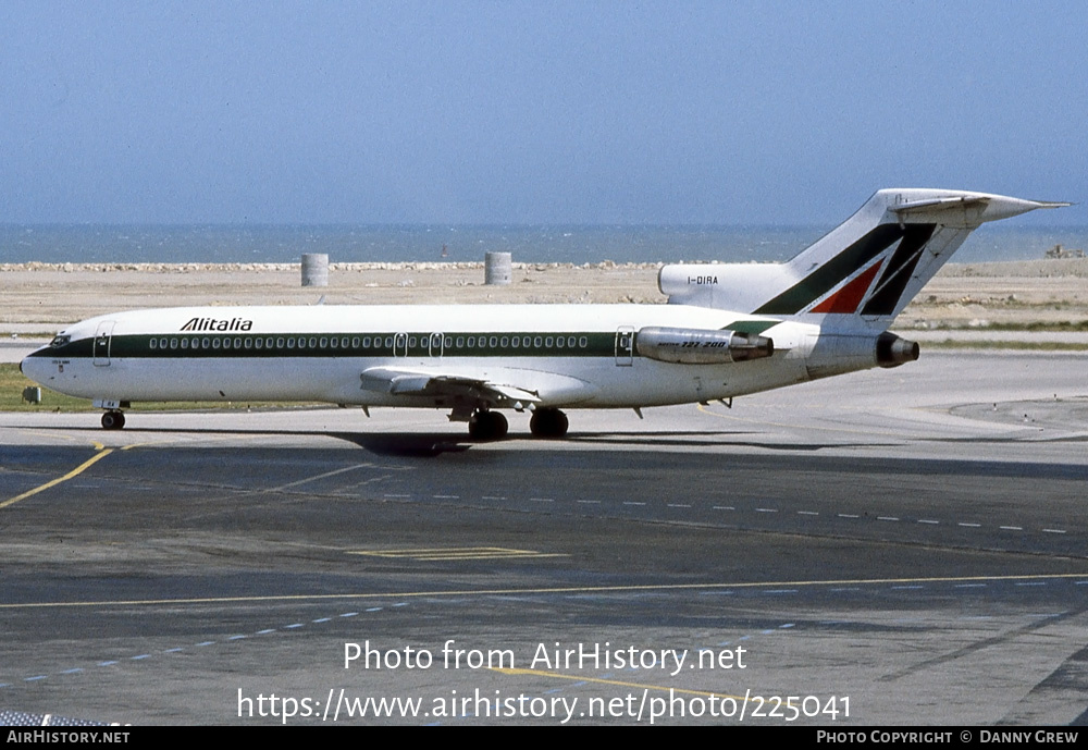 Aircraft Photo of I-DIRA | Boeing 727-243/Adv | Alitalia | AirHistory.net #225041