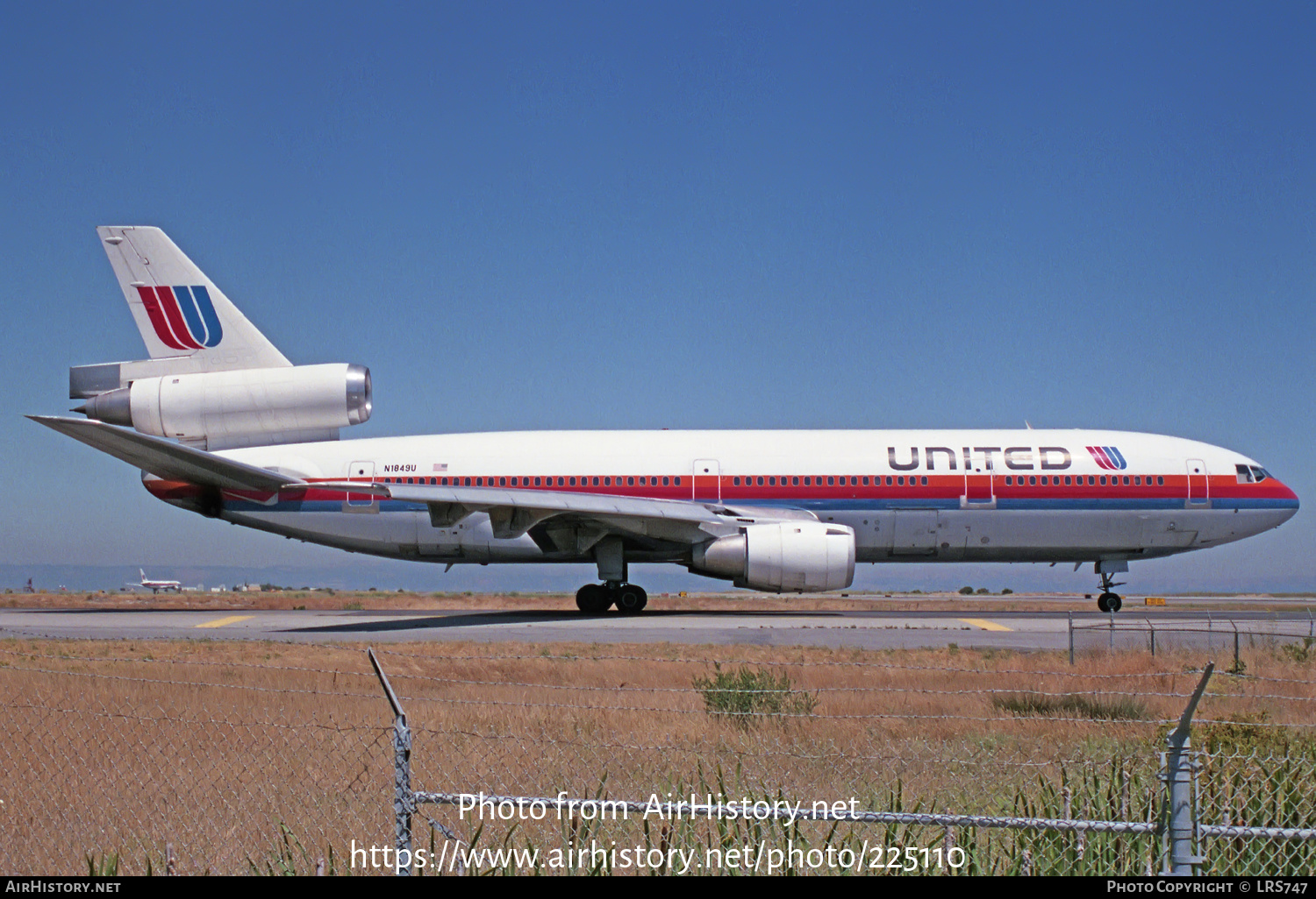 Aircraft Photo of N1849U | McDonnell Douglas DC-10-10 | United Airlines ...