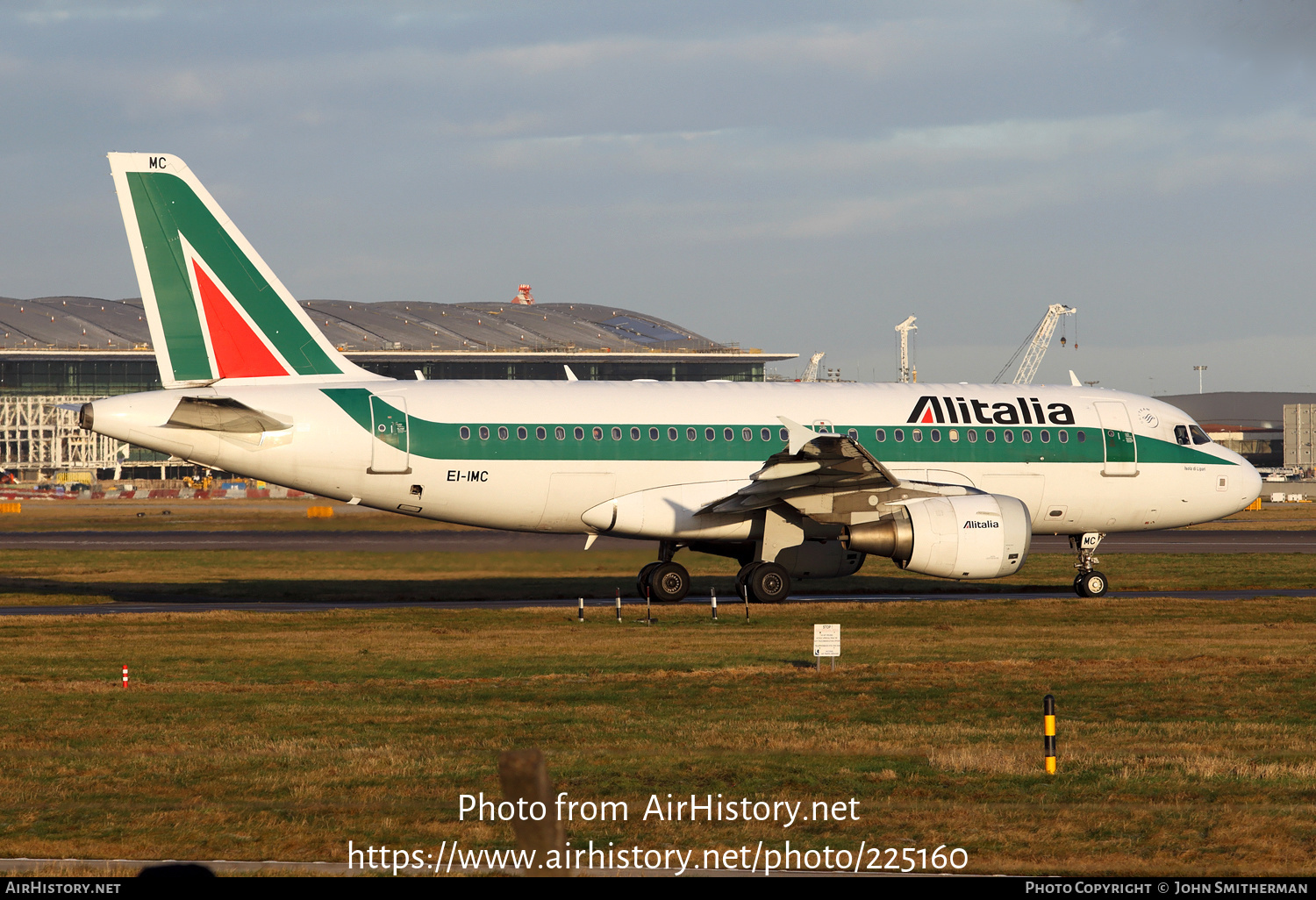 Aircraft Photo of EI-IMC | Airbus A319-112 | Alitalia | AirHistory.net #225160