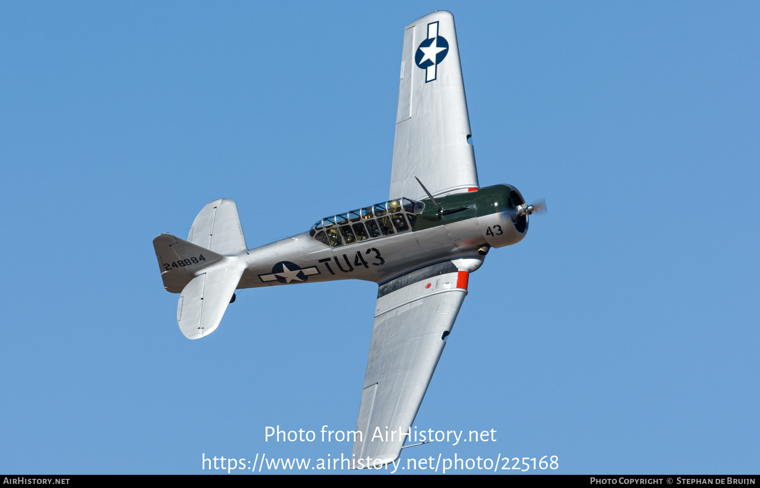 Aircraft Photo of N884TA / 248884 | North American AT-6G Texan | USA - Air Force | AirHistory.net #225168