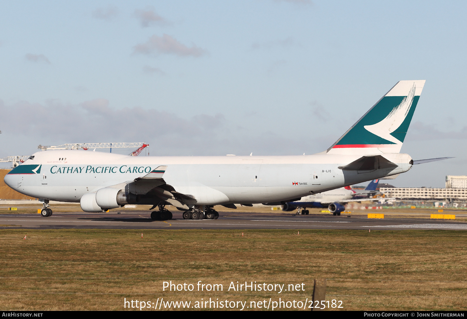 Aircraft Photo of B-LIC | Boeing 747-467F/ER/SCD | Cathay Pacific Airways Cargo | AirHistory.net #225182