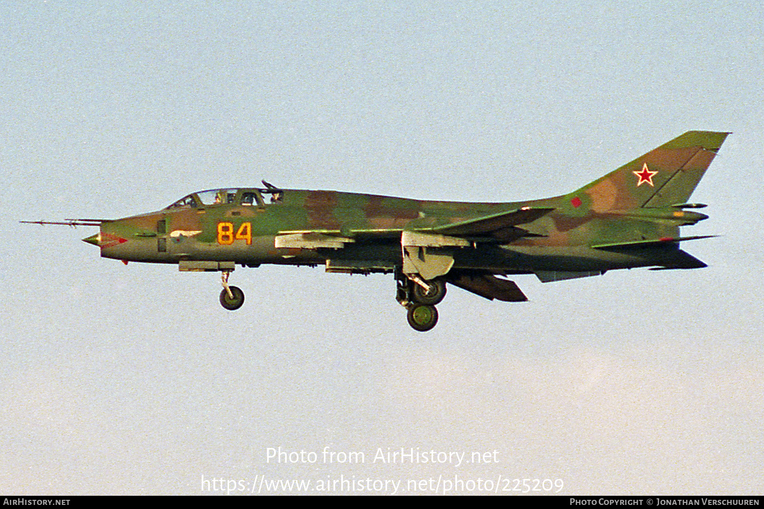 Aircraft Photo of 84 yellow | Sukhoi Su-17UM3 | Soviet Union - Air Force | AirHistory.net #225209