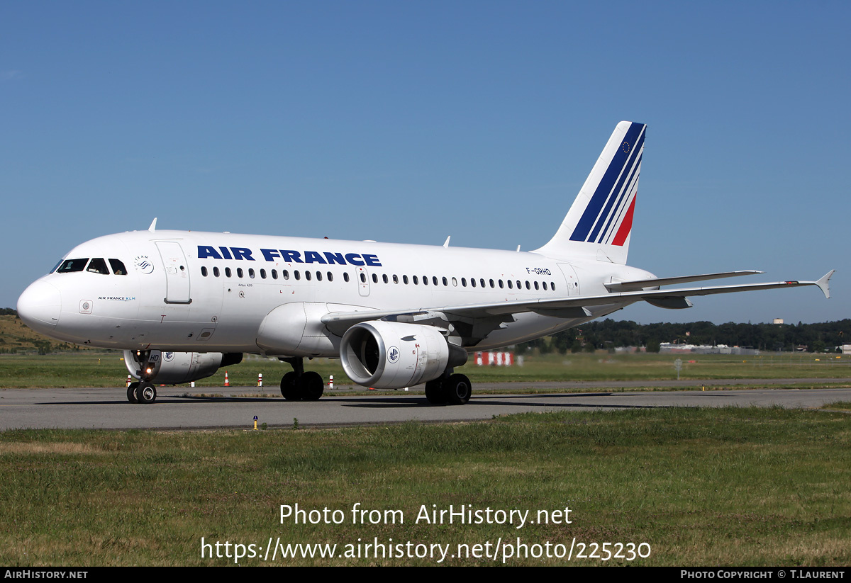 Aircraft Photo of F-GRHD | Airbus A319-111 | Air France | AirHistory.net #225230