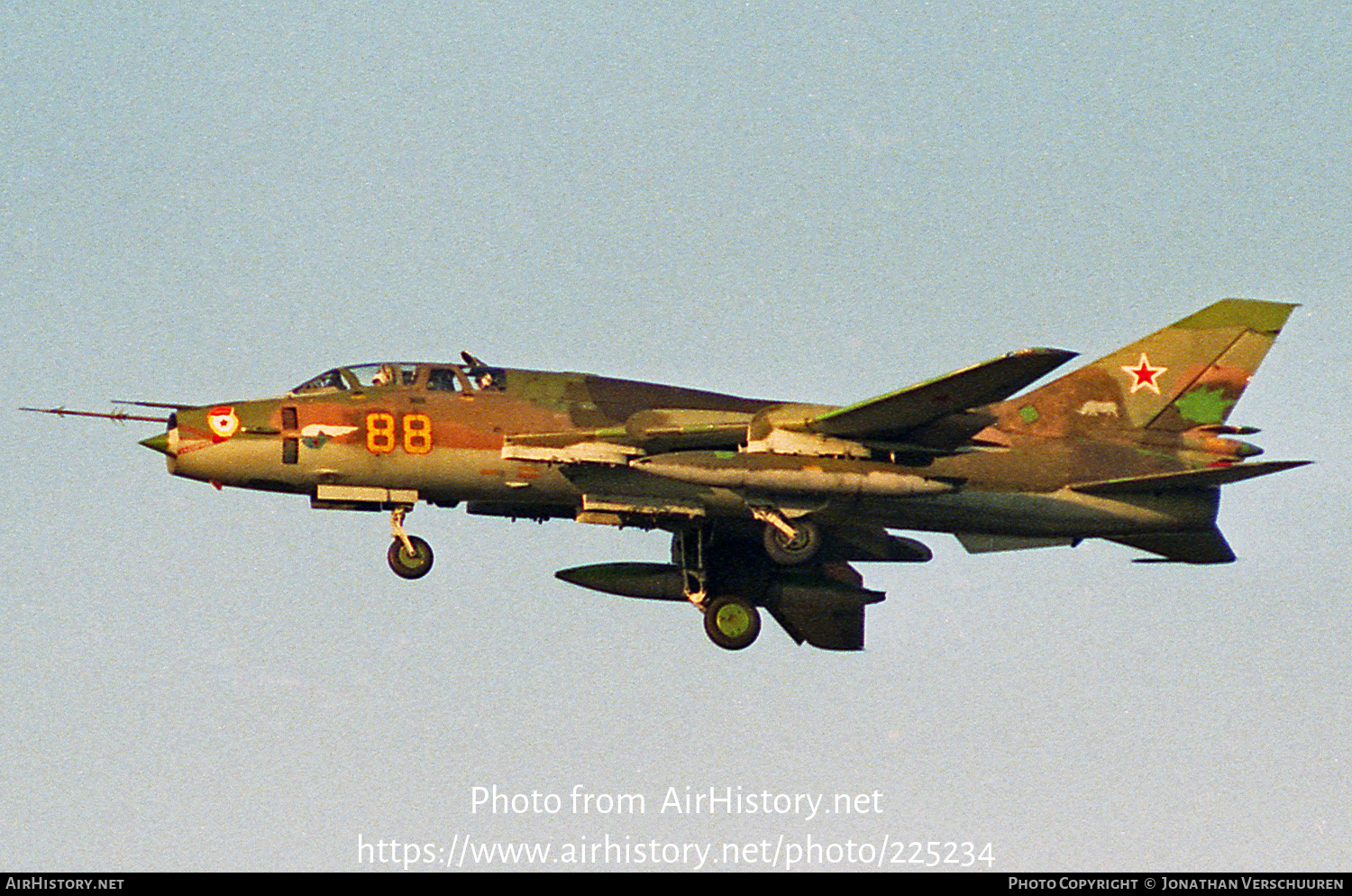 Aircraft Photo of 88 yellow | Sukhoi Su-17UM3 | Soviet Union - Air Force | AirHistory.net #225234