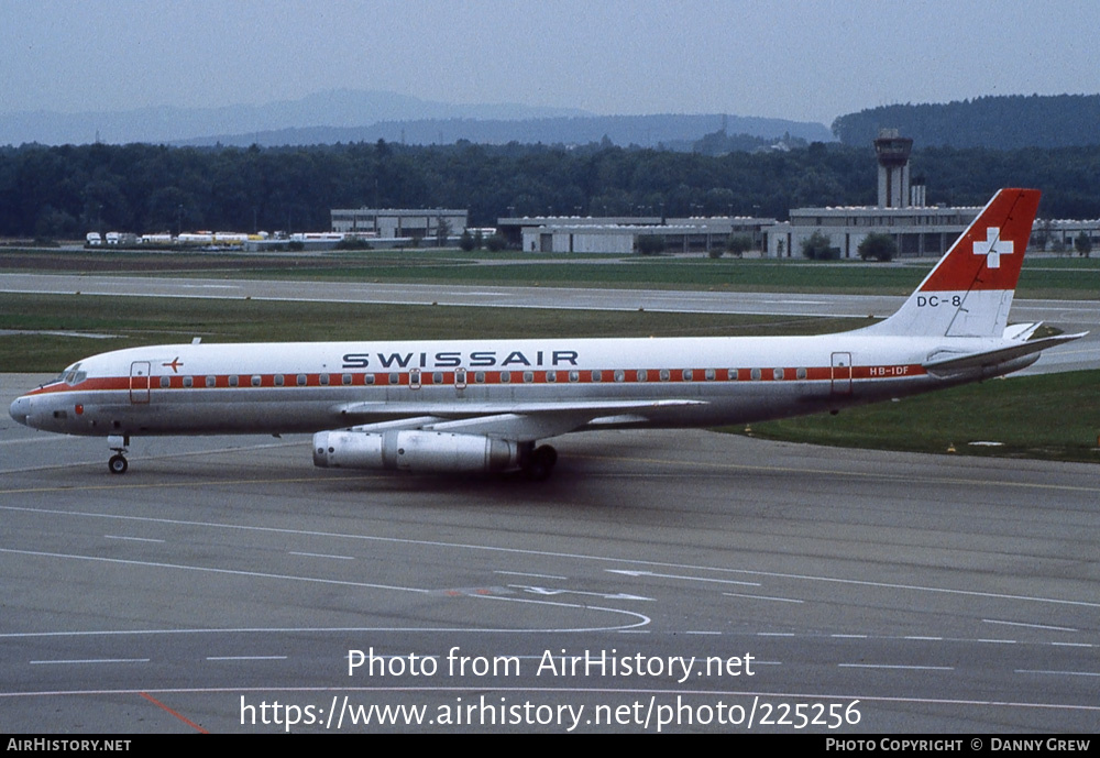 Aircraft Photo of HB-IDF | McDonnell Douglas DC-8-62 | Swissair | AirHistory.net #225256