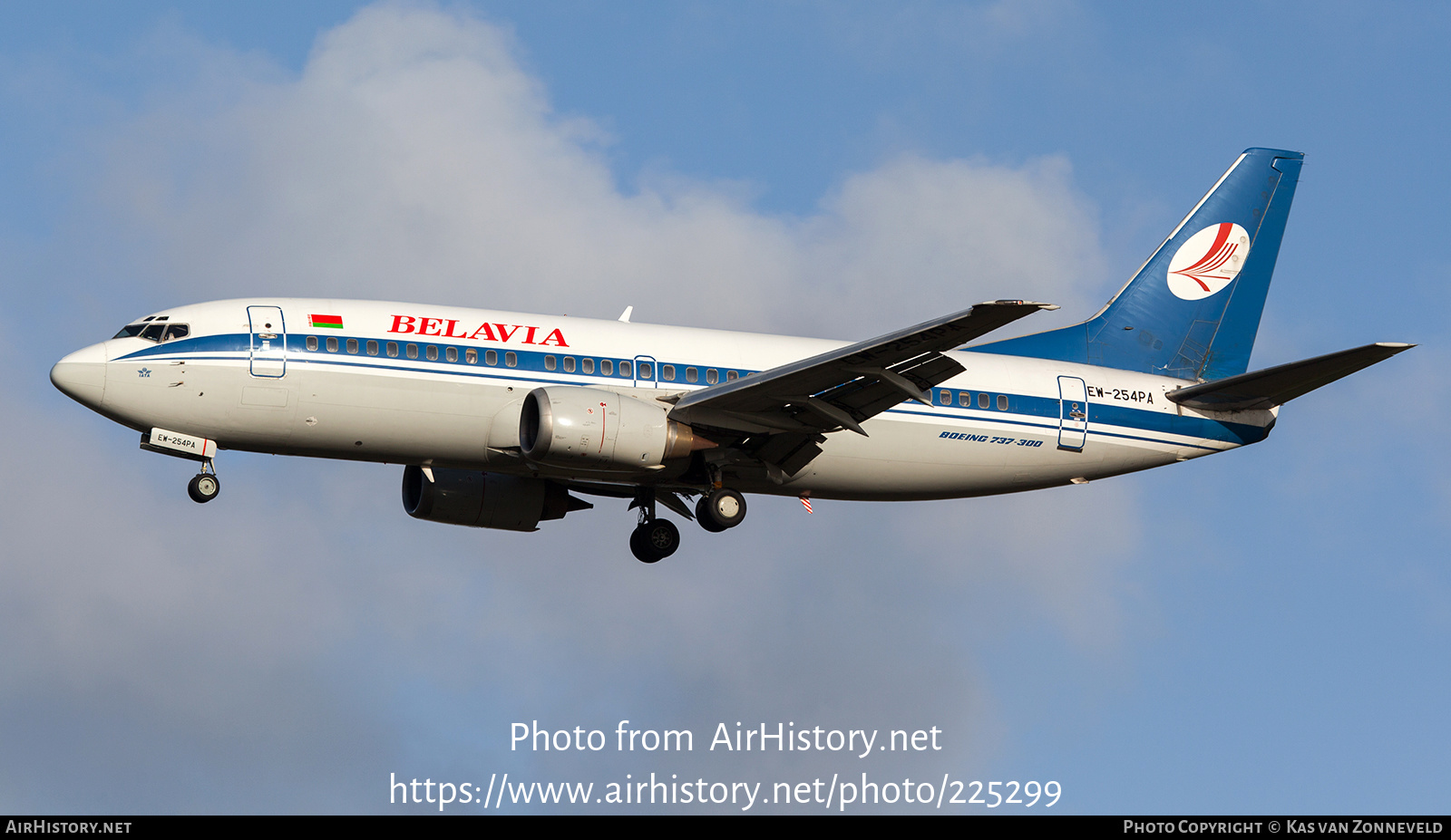 Aircraft Photo of EW-254PA | Boeing 737-3Q8 | Belavia | AirHistory.net #225299