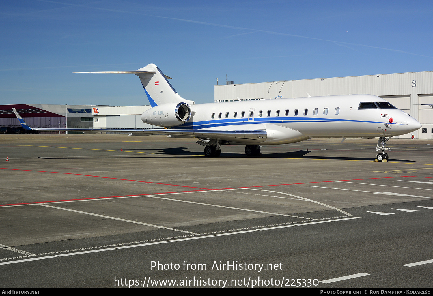 Aircraft Photo of OE-LML | Bombardier Global 6000 (BD-700-1A10) | AirHistory.net #225330