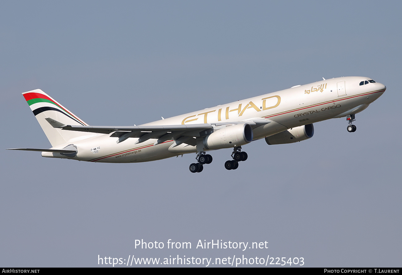 Aircraft Photo of F-WWKG | Airbus A330-243F | Etihad Airways Cargo | AirHistory.net #225403