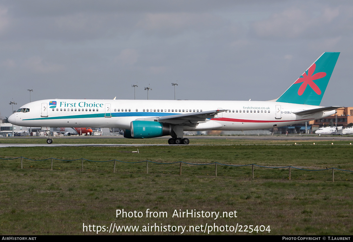 Aircraft Photo of G-OOBJ | Boeing 757-2B7 | First Choice Airways | AirHistory.net #225404