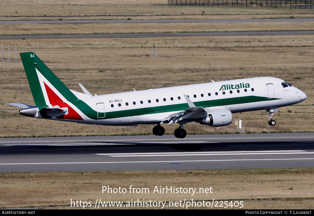 Aircraft Photo of EI-RDJ | Embraer 175STD (ERJ-170-200STD) | Alitalia CityLiner | AirHistory.net #225405