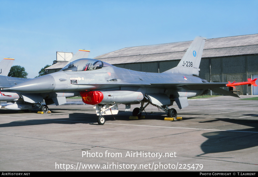 Aircraft Photo of J-238 | General Dynamics F-16A Fighting Falcon ...