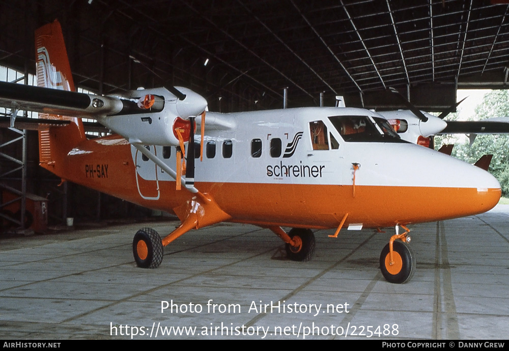 Aircraft Photo of PH-SAY | De Havilland Canada DHC-6-310 Twin Otter | Schreiner Airways | AirHistory.net #225488