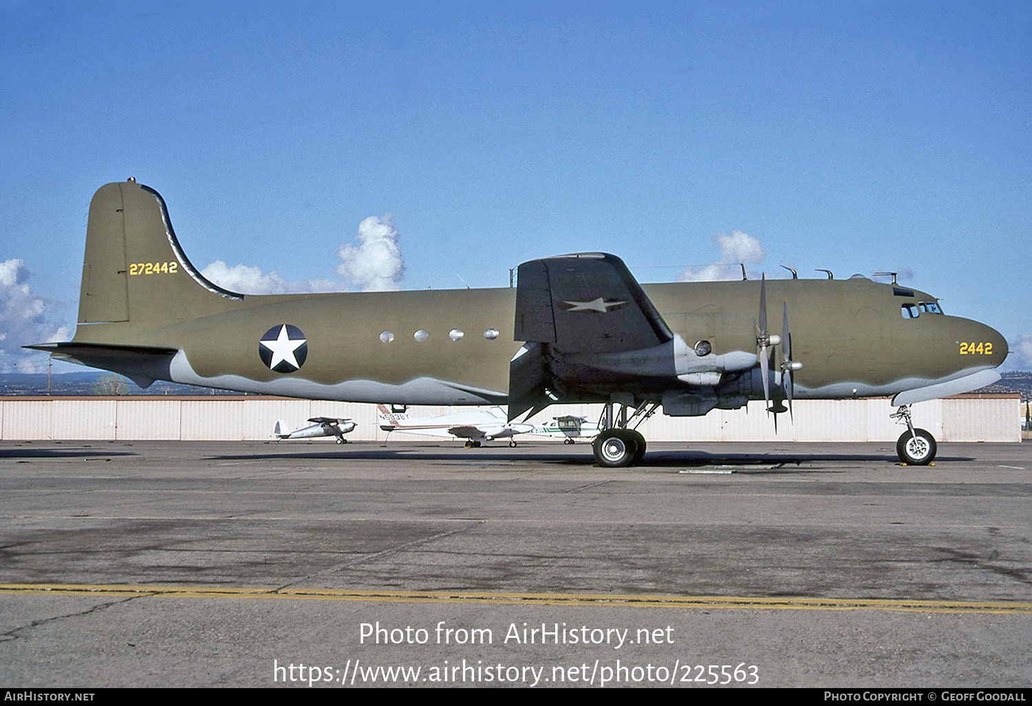 Aircraft Photo of N76AU / 272442 | Douglas C-54Q Skymaster | Aero Union | USA - Air Force | AirHistory.net #225563