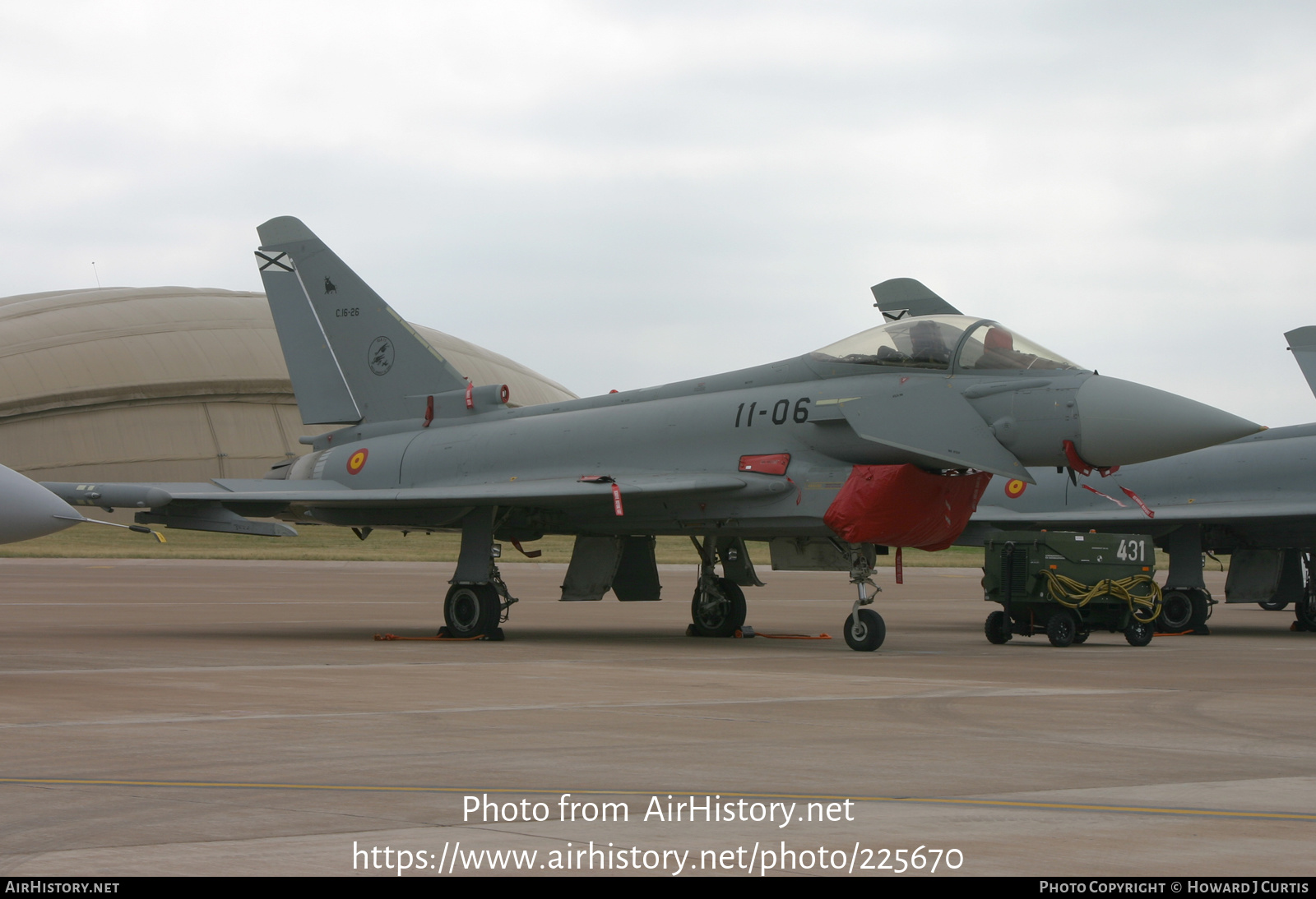 Aircraft Photo of C16-26 | Eurofighter EF-2000 Typhoon S | Spain - Air Force | AirHistory.net #225670