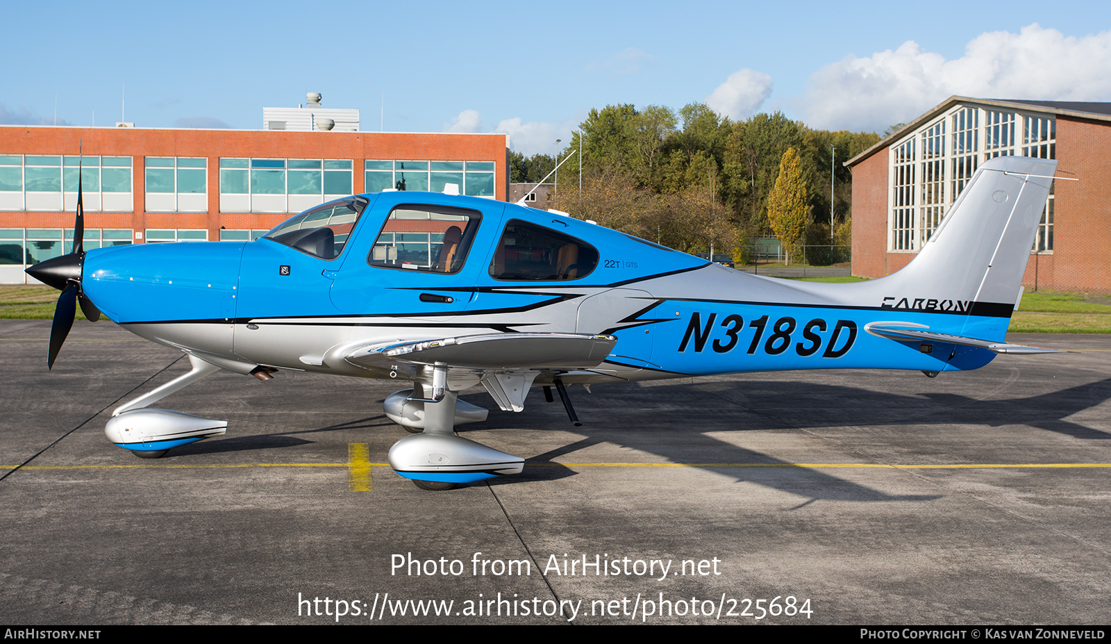 Aircraft Photo of N318SD | Cirrus SR-22T G6-GTS Carbon | AirHistory.net #225684