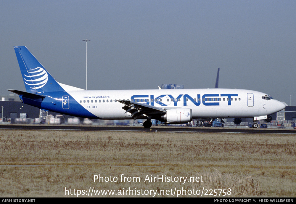 Aircraft Photo of EI-CXK | Boeing 737-4S3 | SkyNet Airlines | AirHistory.net #225758