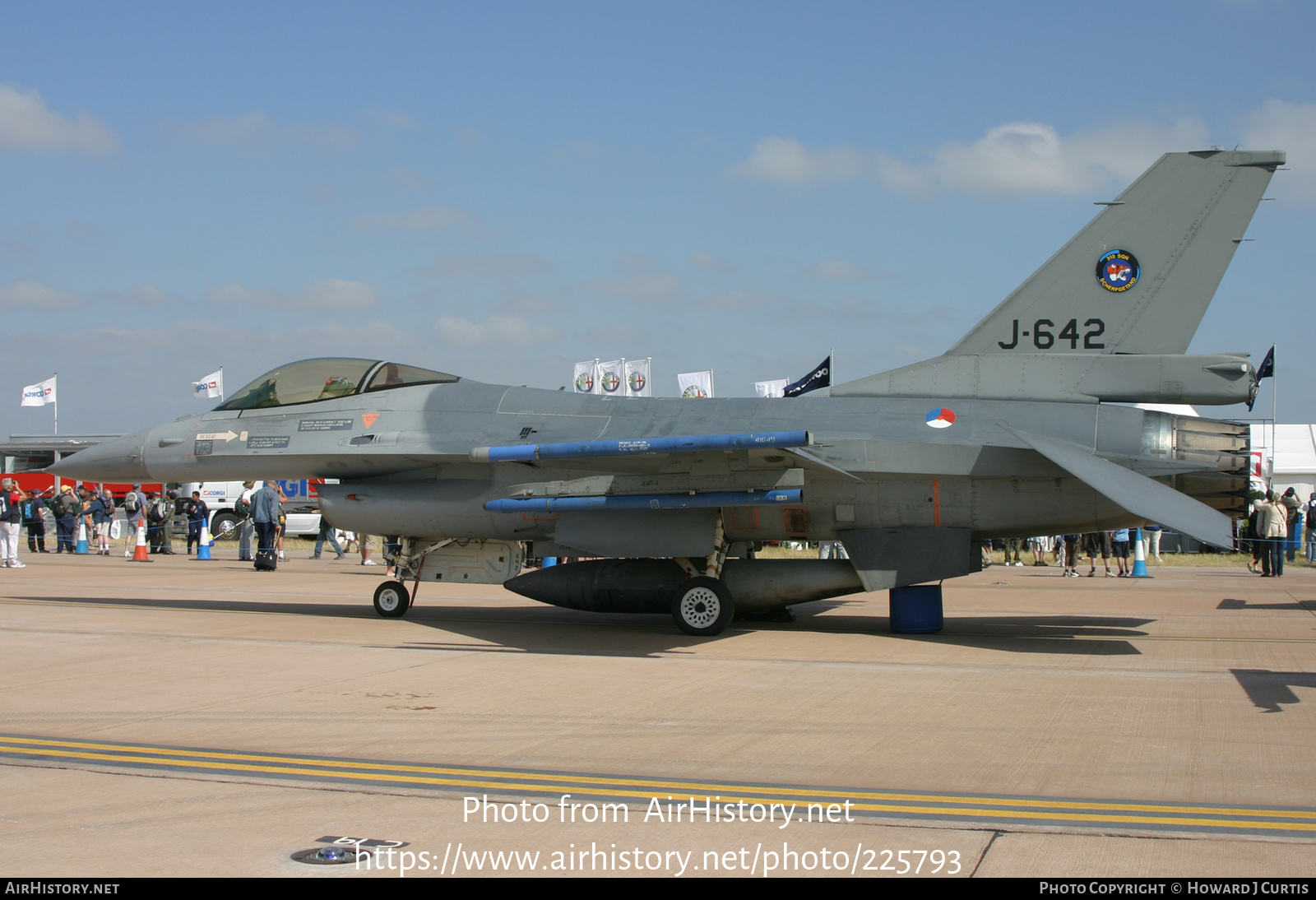 Aircraft Photo of J-642 | General Dynamics F-16AM Fighting Falcon | Netherlands - Air Force | AirHistory.net #225793