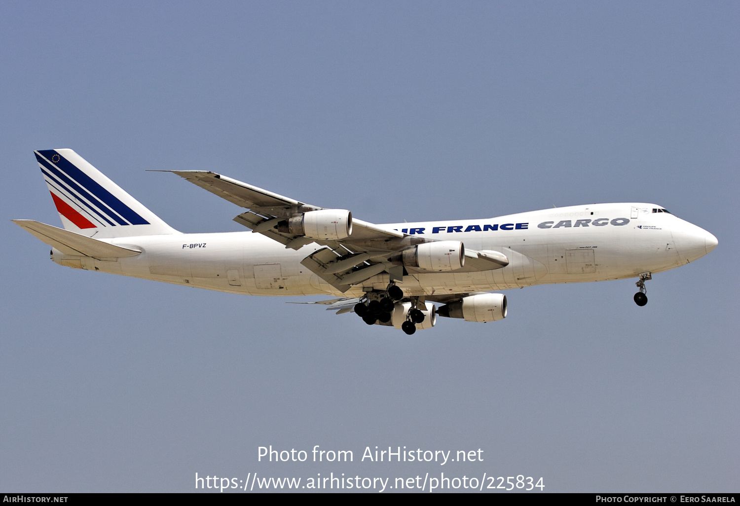 Aircraft Photo of F-BPVZ | Boeing 747-228F/SCD | Air France Cargo | AirHistory.net #225834