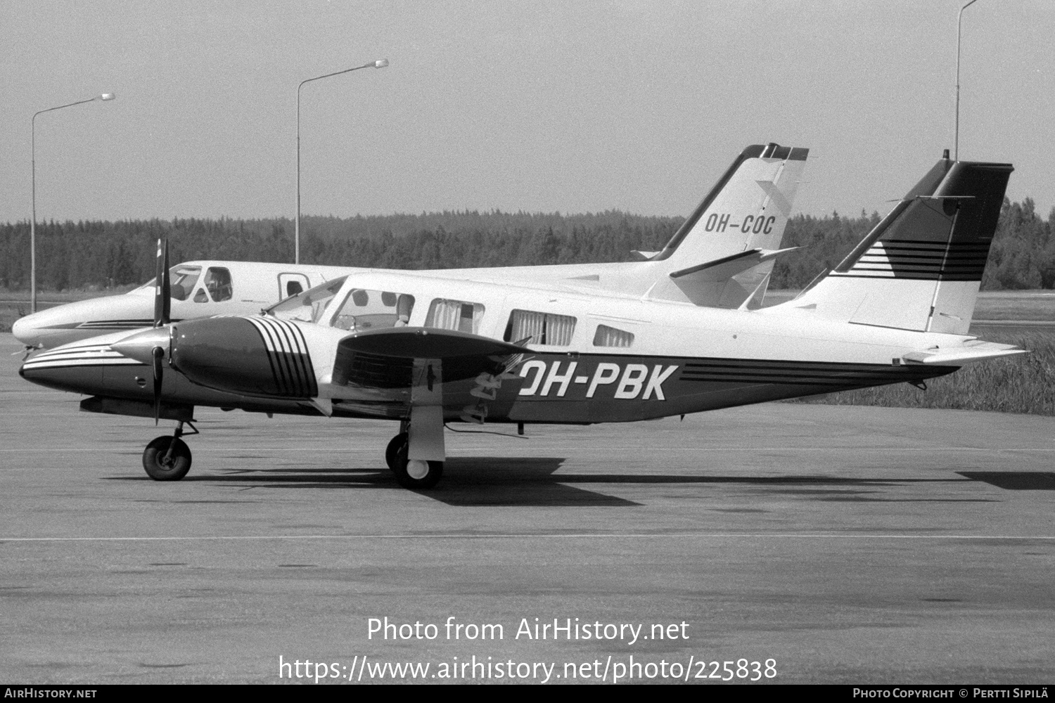 Aircraft Photo of OH-PBK | Piper PA-34-200T Seneca II | AirHistory.net #225838