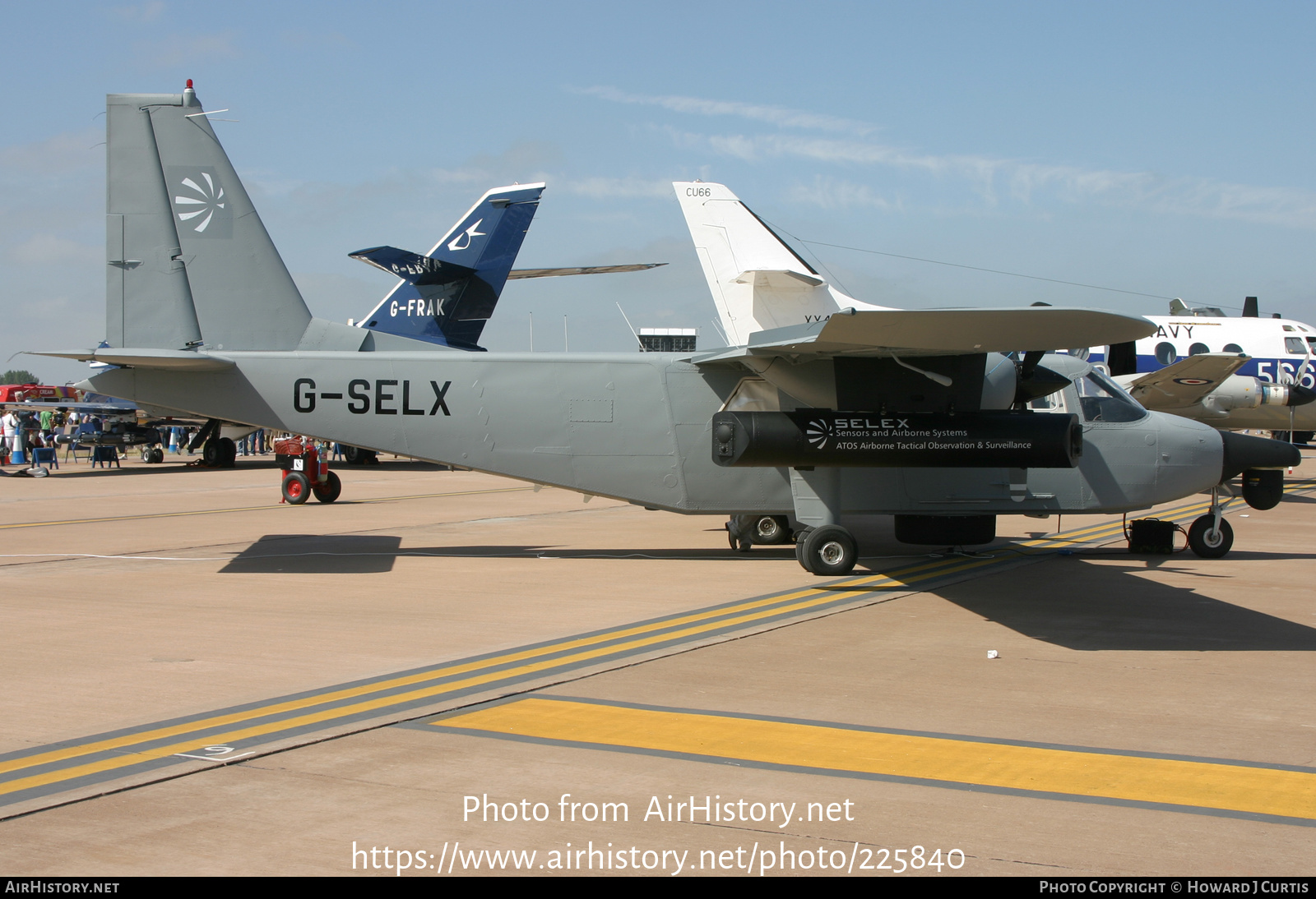 Aircraft Photo of G-SELX | Britten-Norman BN-2T Turbine Islander | SELEX-Sensor and Airborne Systems | AirHistory.net #225840