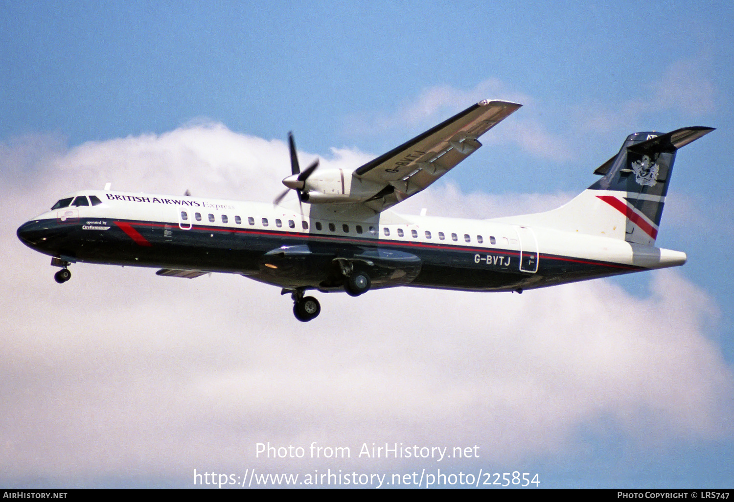 Aircraft Photo of G-BVTJ | ATR ATR-72-202 | British Airways Express | AirHistory.net #225854