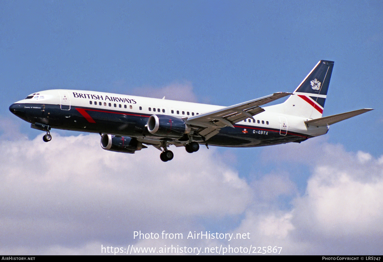 Aircraft Photo of G-GBTA | Boeing 737-436 | British Airways | AirHistory.net #225867