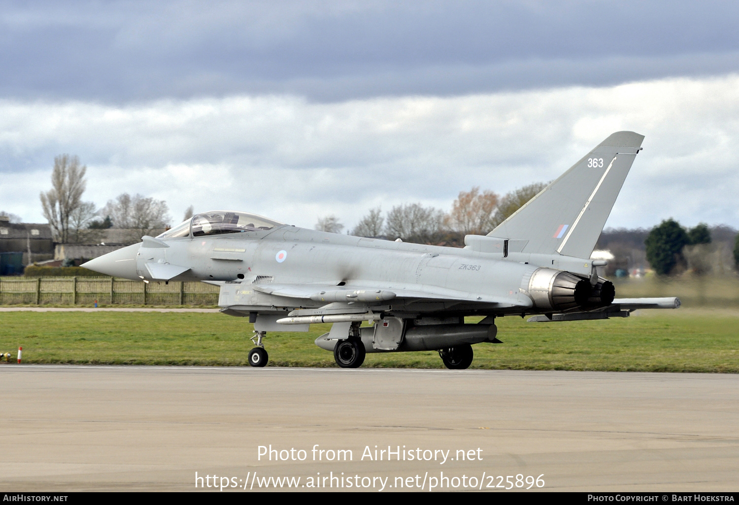 Aircraft Photo of ZK363 | Eurofighter EF-2000 Typhoon FGR4 | UK - Air Force | AirHistory.net #225896