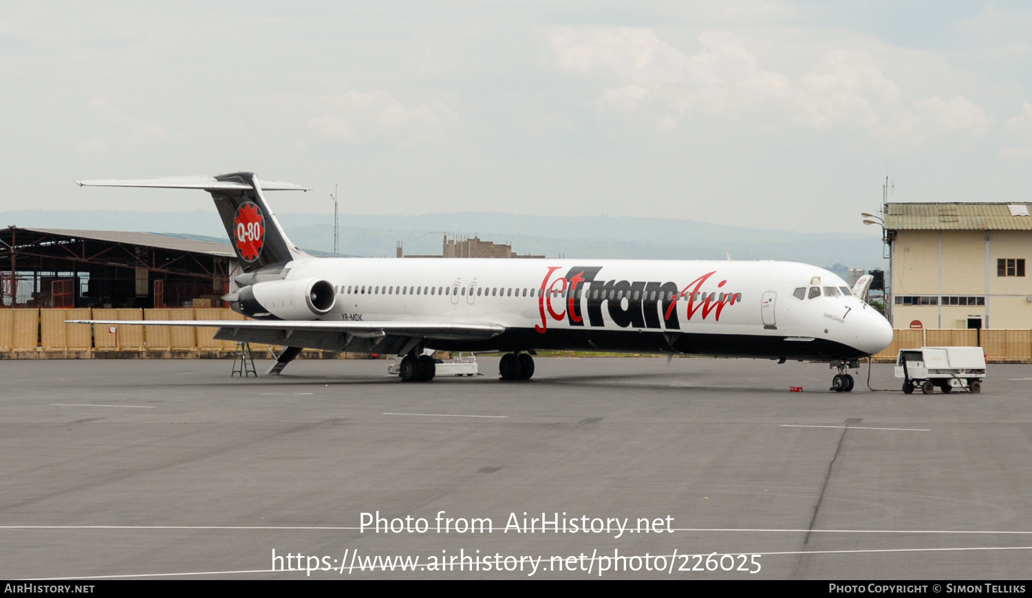 Aircraft Photo of YR-MDK | McDonnell Douglas MD-82 (DC-9-82) | JeTran Air | AirHistory.net #226025