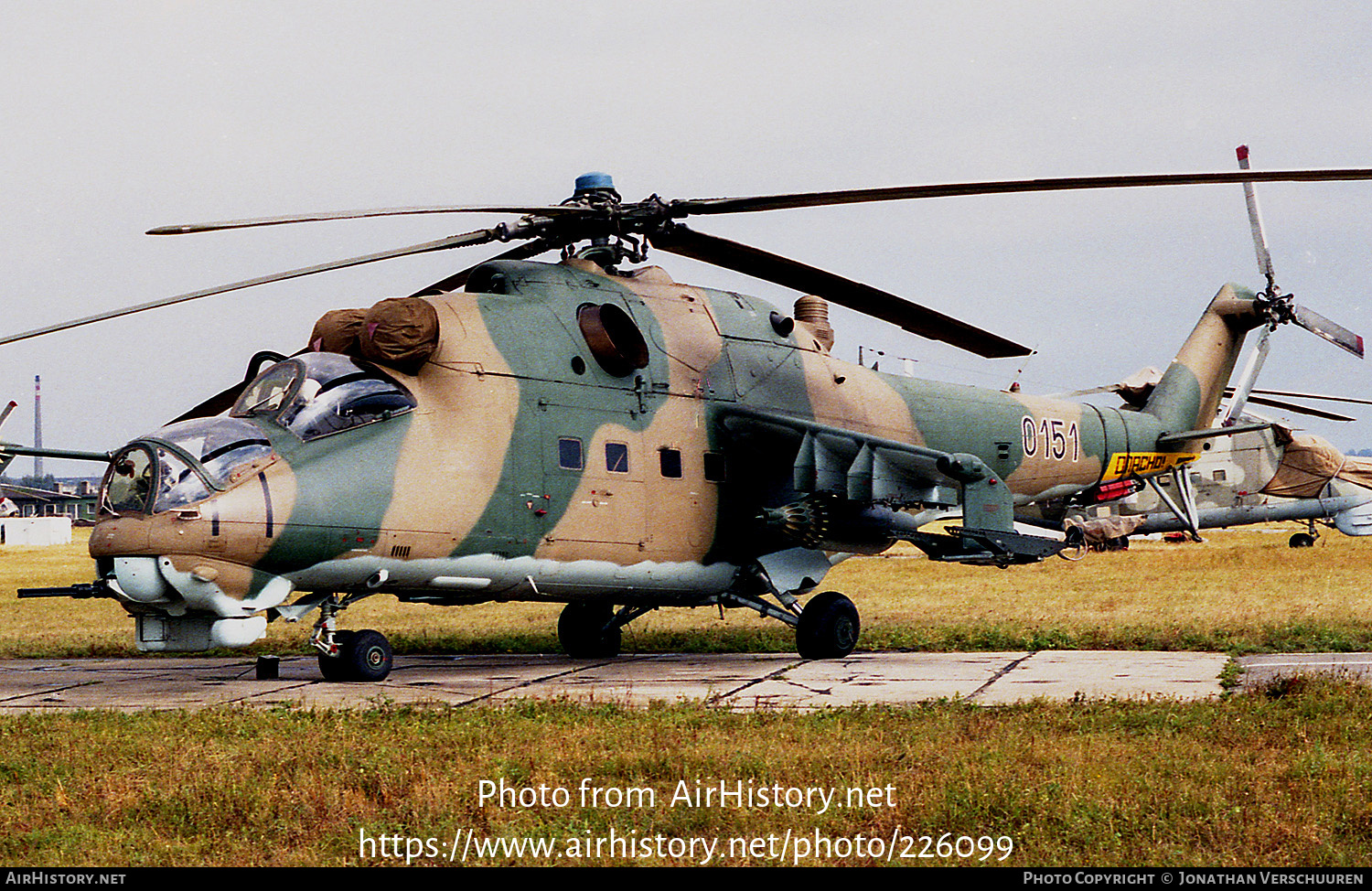 Aircraft Photo of 0151 | Mil Mi-24D | Czechoslovakia - Air Force | AirHistory.net #226099