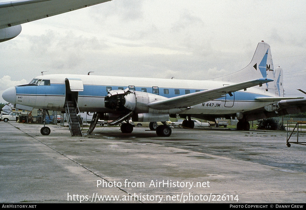 Aircraft Photo of N447JM | Convair 440-86 Metropolitan | Mackey International Airlines | AirHistory.net #226114