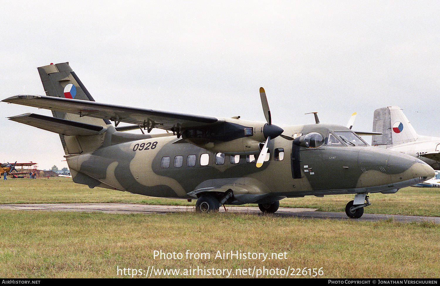 Aircraft Photo of 0928 | Let L-410T Turbolet | Czechoslovakia - Air Force | AirHistory.net #226156