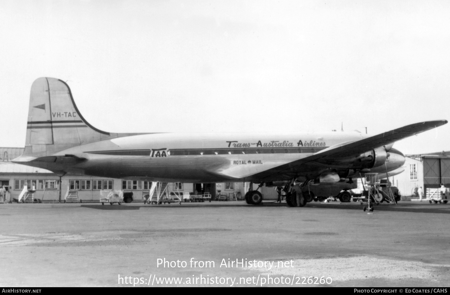 Aircraft Photo of VH-TAC | Douglas C-54A Skymaster | Trans-Australia Airlines - TAA | AirHistory.net #226260