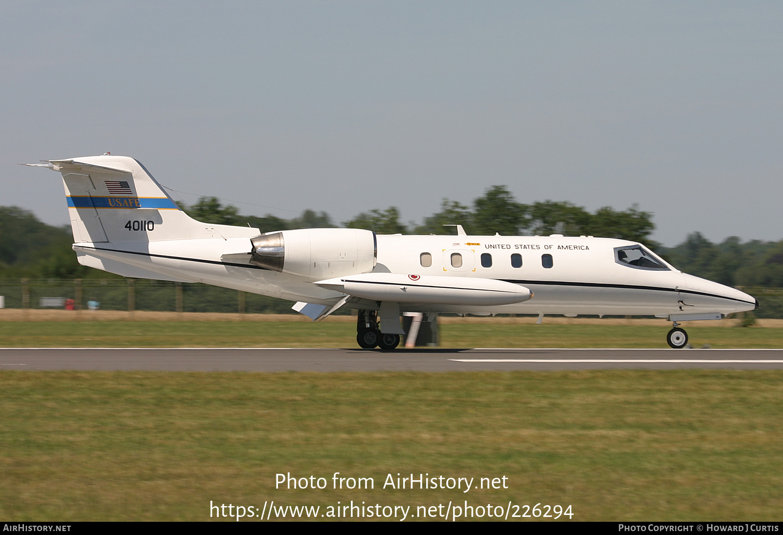 Aircraft Photo of 84-0110 / 40110 | Gates Learjet C-21A (35A) | USA - Air Force | AirHistory.net #226294