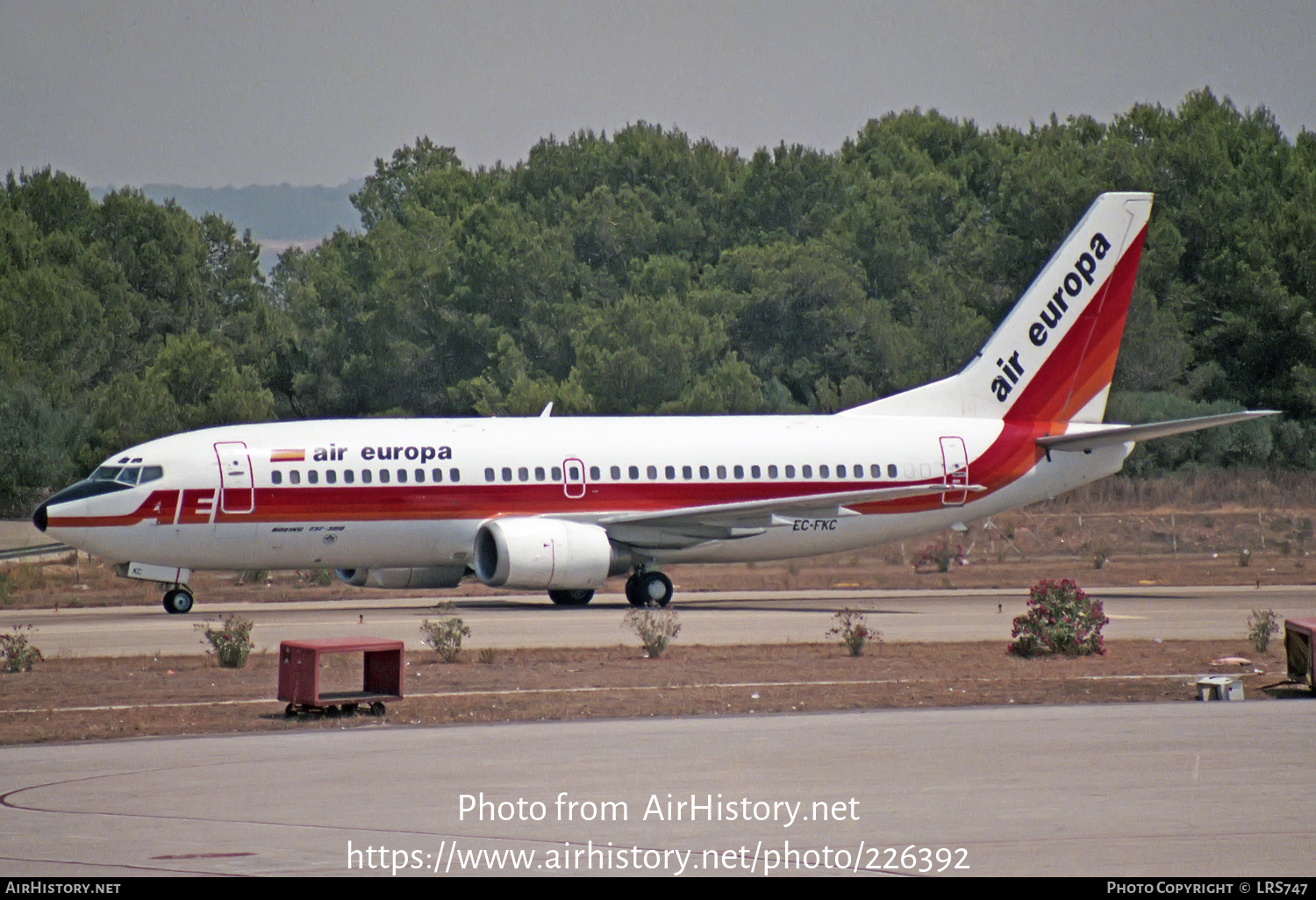 Aircraft Photo of EC-FKC | Boeing 737-3L9 | Air Europa | AirHistory.net #226392