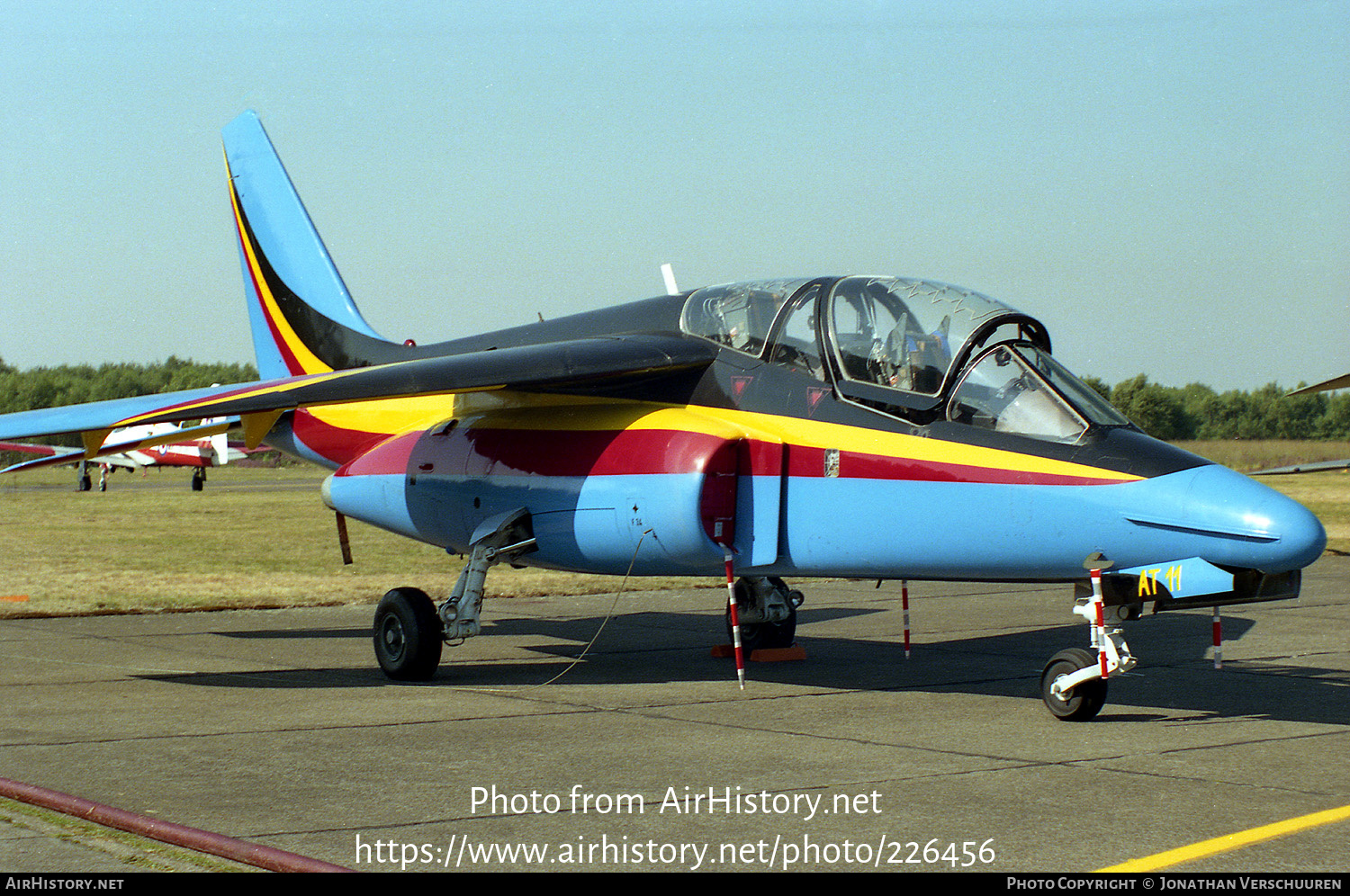 Aircraft Photo of AT11 | Dassault-Dornier Alpha Jet 1B | Belgium - Air Force | AirHistory.net #226456