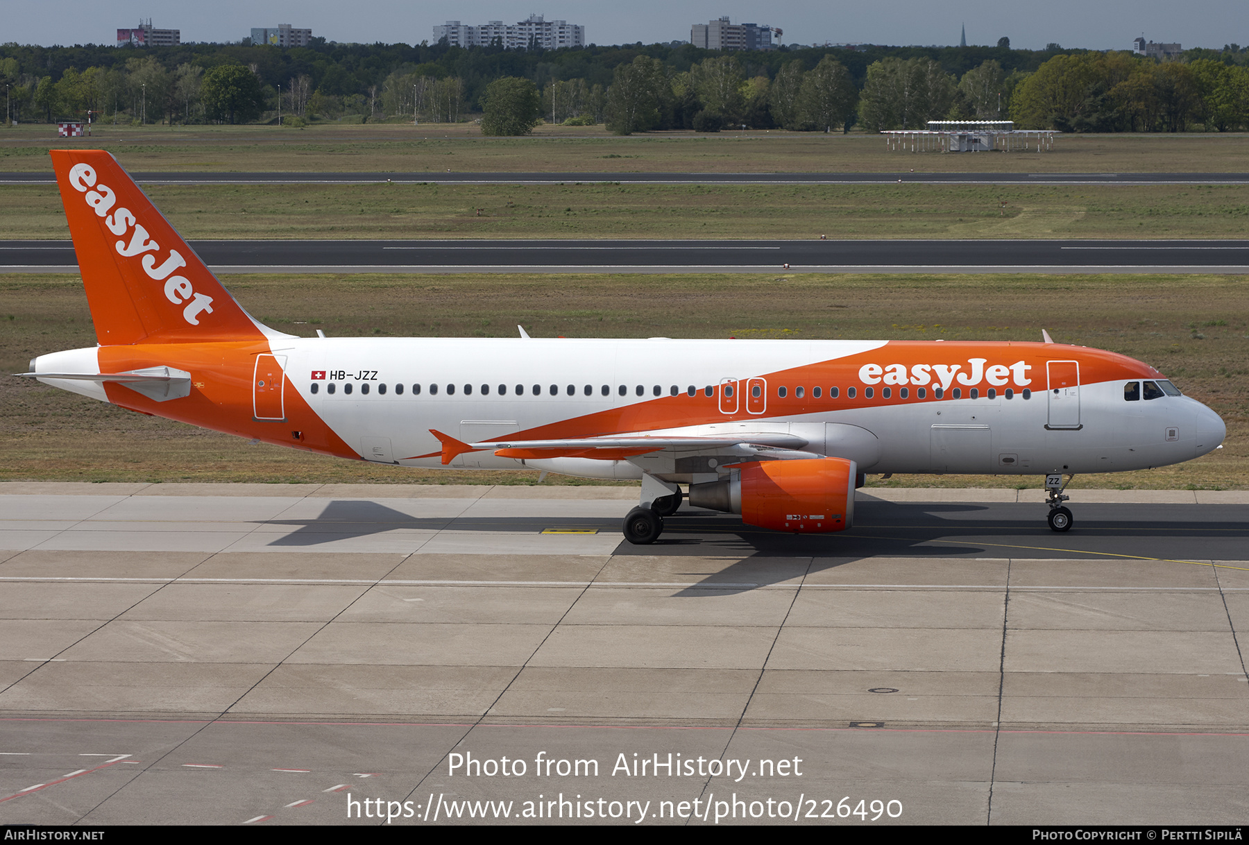 Aircraft Photo of HB-JZZ | Airbus A320-214 | EasyJet | AirHistory.net #226490