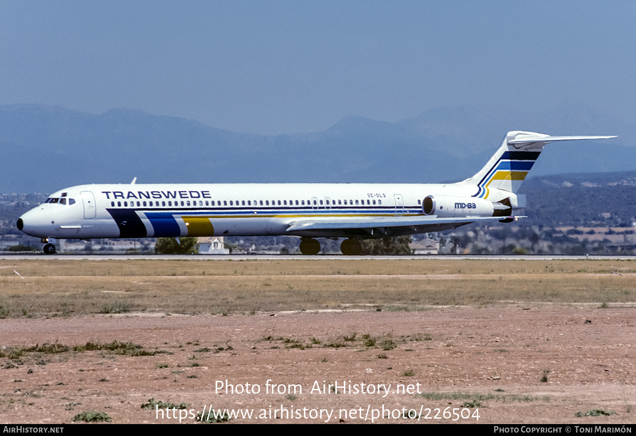 Aircraft Photo of SE-DLS | McDonnell Douglas MD-83 (DC-9-83) | Transwede Airways | AirHistory.net #226504