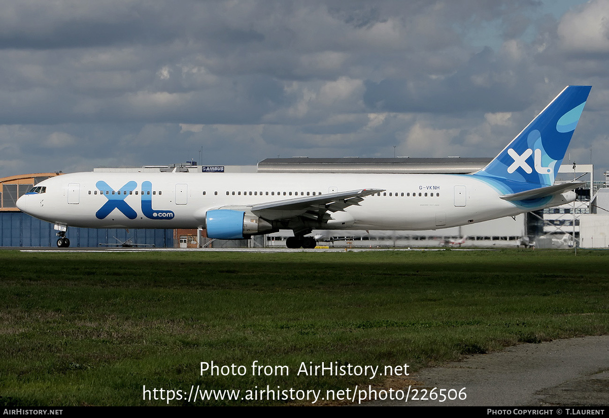 Aircraft Photo of G-VKNH | Boeing 767-3Y0/ER | XL Airways | AirHistory.net #226506