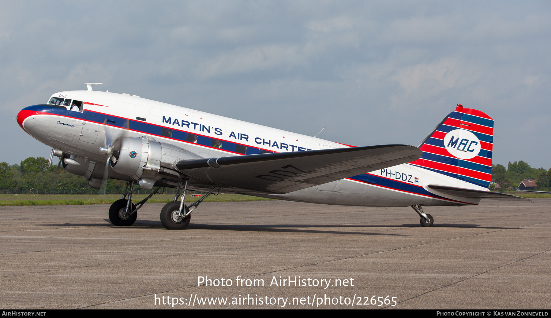 Aircraft Photo of PH-DDZ | Douglas C-47A Skytrain | DDA Classic Airlines - Dutch Dakota Association | Martin's Air Charter - MAC | AirHistory.net #226565