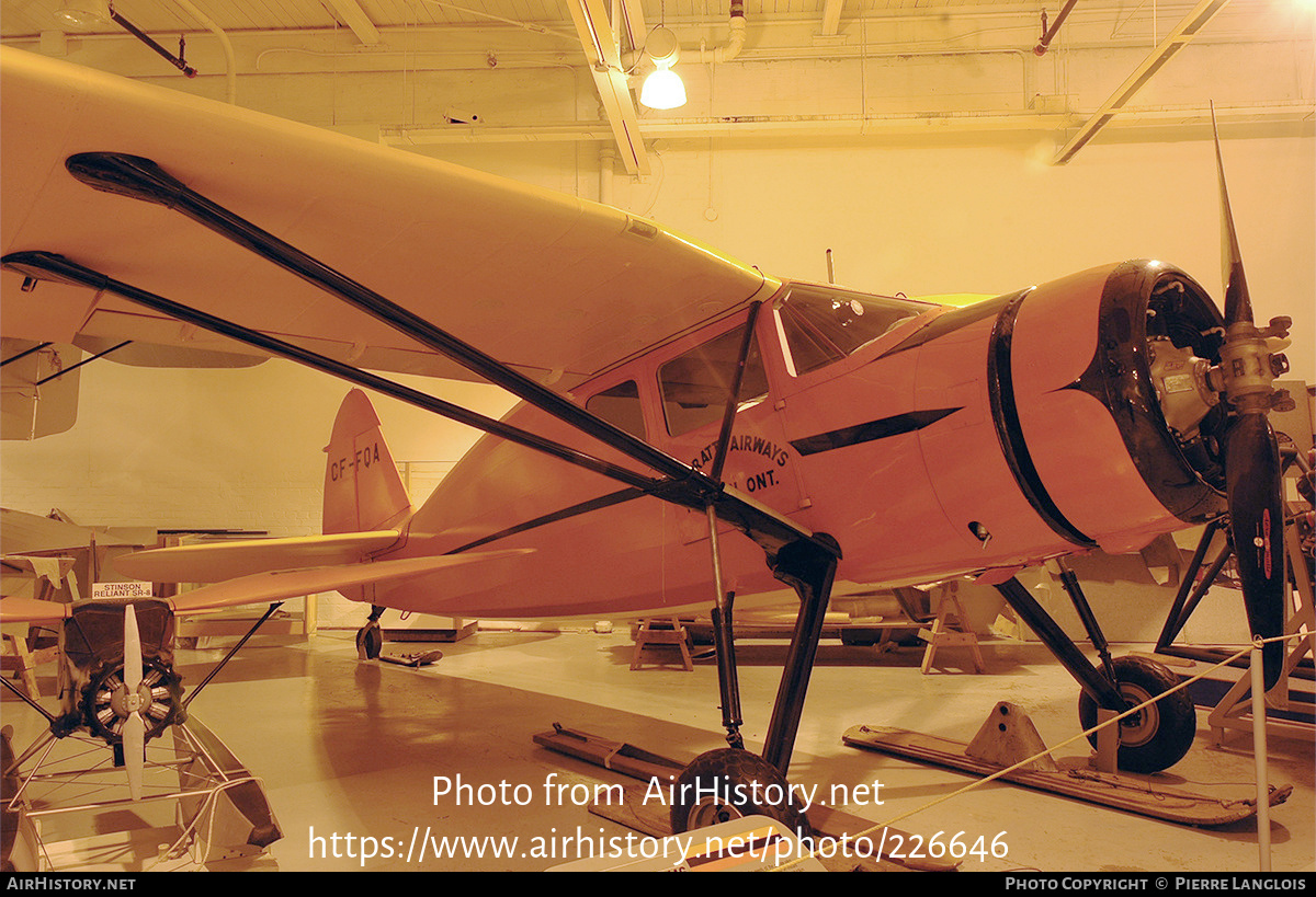 Aircraft Photo of CF-FQA | Fairchild 24W-46 | Starratt Airways | AirHistory.net #226646