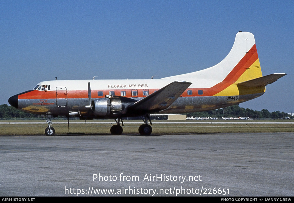 Aircraft Photo of N144S | Martin 404 | Florida Airlines | AirHistory.net #226651