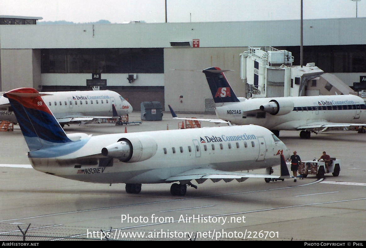 Aircraft Photo of N931EV | Bombardier CRJ-200ER (CL-600-2B19) | Delta Connection | AirHistory.net #226701