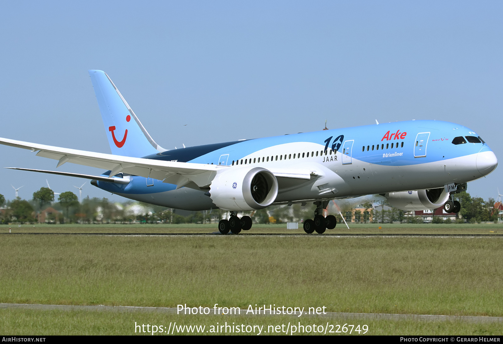 Aircraft Photo of PH-TFM | Boeing 787-8 Dreamliner | Arke | AirHistory.net #226749