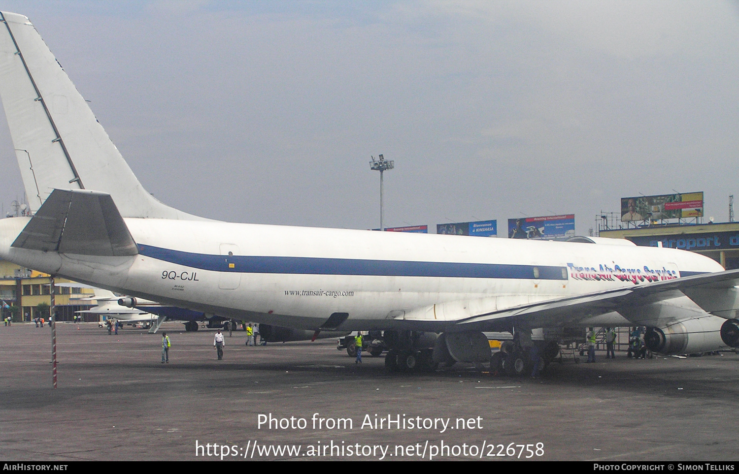 Aircraft Photo of 9Q-CJL | McDonnell Douglas DC-8-62(F) | Transair Cargo Services | AirHistory.net #226758