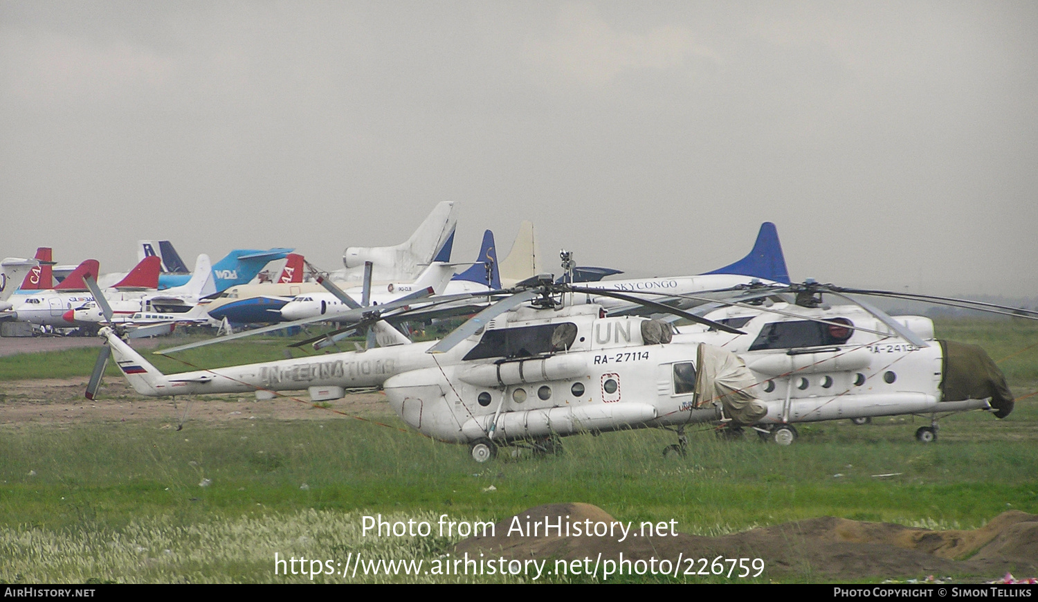 Aircraft Photo of RA-27114 | Mil Mi-8MTV-1 | United Nations | AirHistory.net #226759