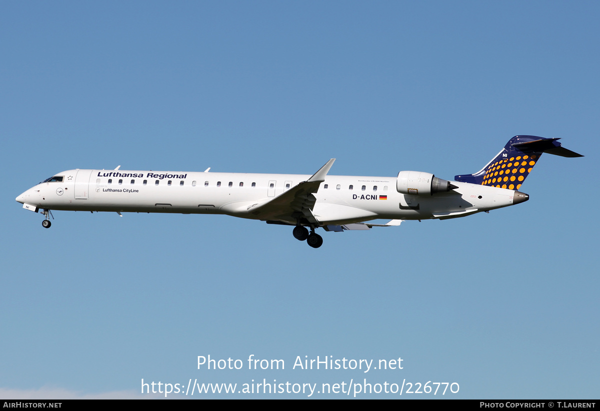 Aircraft Photo of D-ACNI | Bombardier CRJ-900 NG (CL-600-2D24) | Lufthansa Regional | AirHistory.net #226770