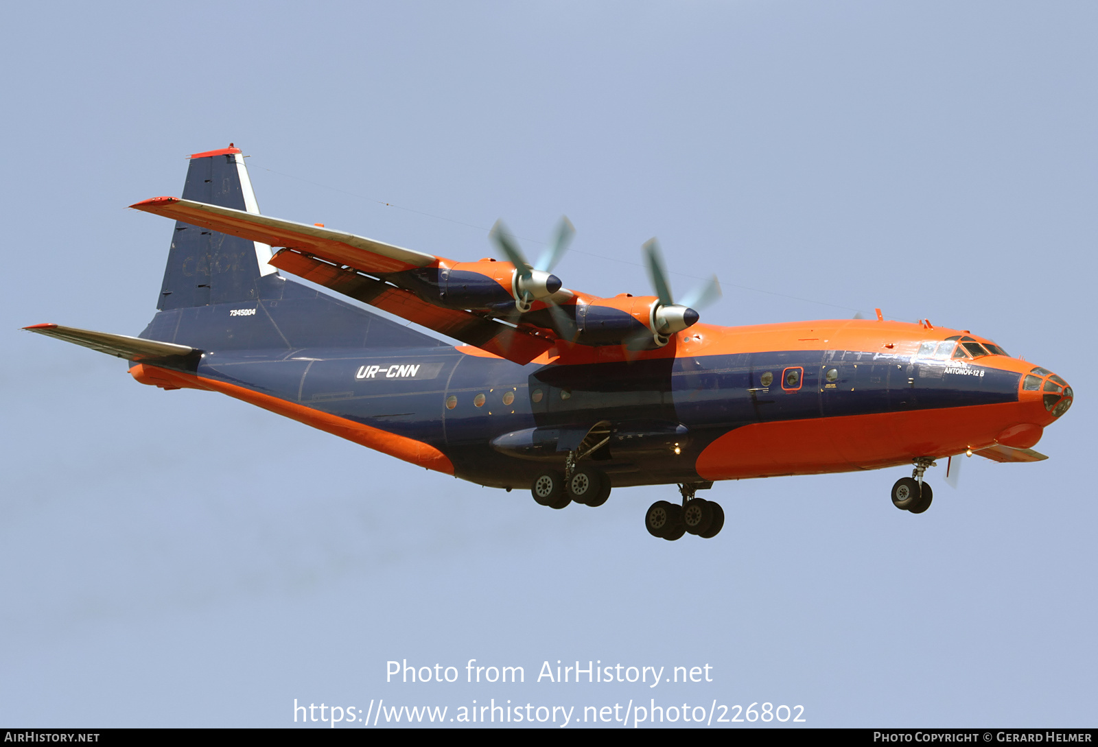 Aircraft Photo of UR-CNN | Antonov An-12B | Cavok Air | AirHistory.net #226802