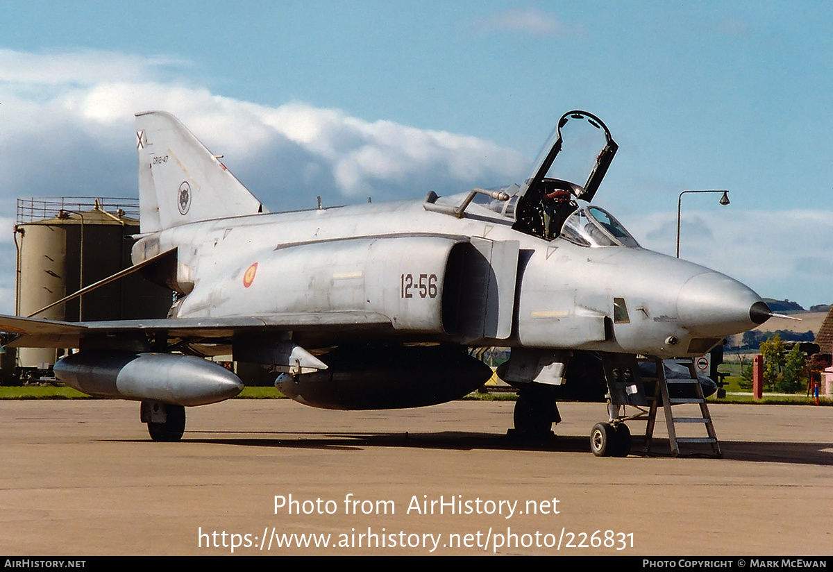 Aircraft Photo of CR.12-47 | McDonnell Douglas RF-4C Phantom II | Spain - Air Force | AirHistory.net #226831