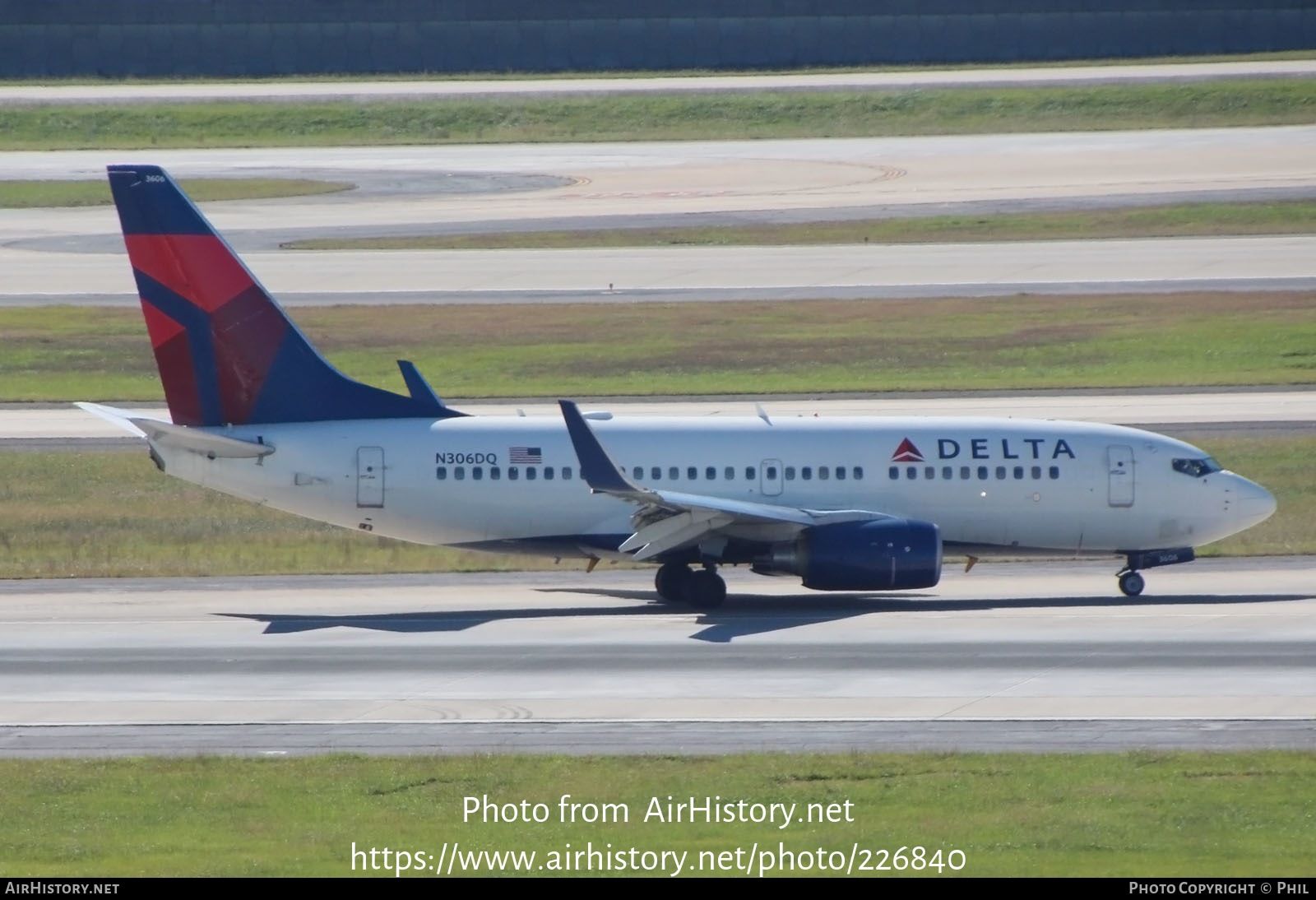 Aircraft Photo of N306DQ | Boeing 737-732 | Delta Air Lines | AirHistory.net #226840